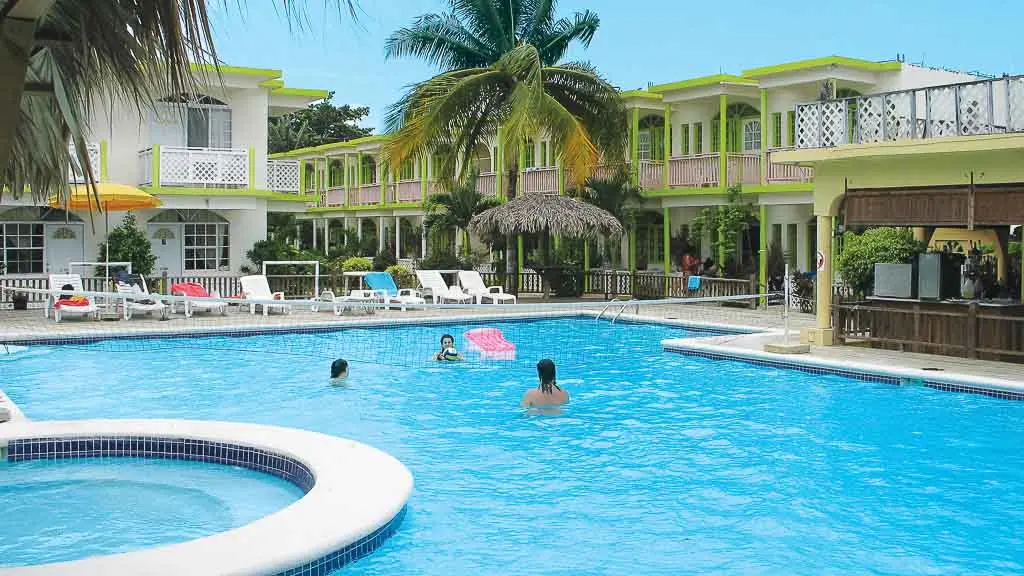 Pool at Fun Holiday Beach Hotel Negril Jamaica